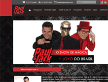 Tablet Screenshot of paulejack.com